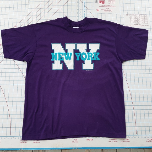 New York 1991 T-shirt Vintage Single Stitch - Picture 2 of 7